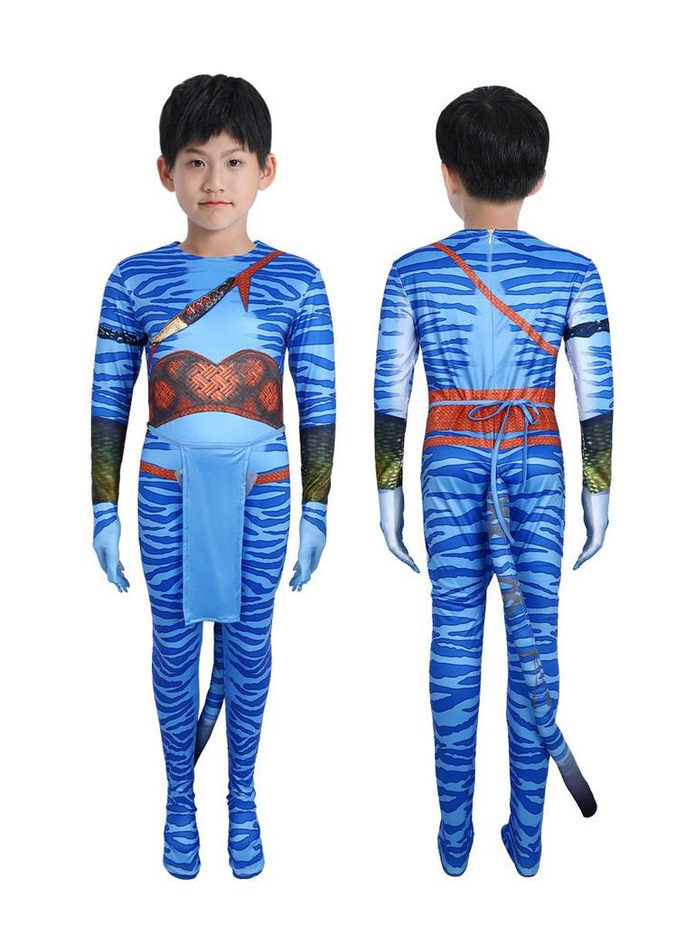 Avatar 2: The Way of Water Cosplay Jumpsuit for Kids & Adults - Role-Playing & Stage Performance Costume