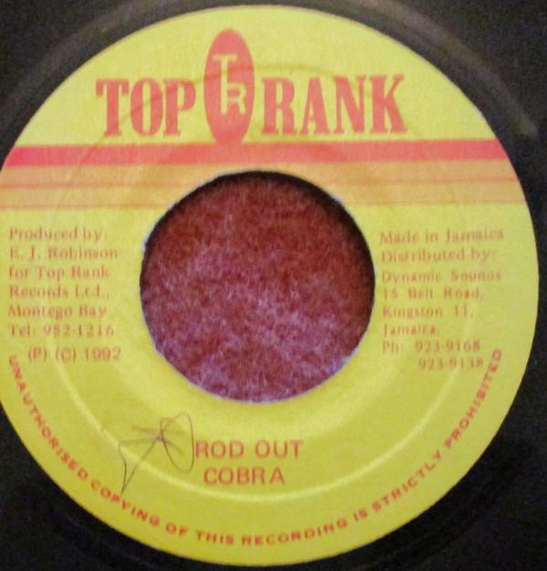 

7inch Record MAD COBRA - Rod Out NONE Top Rank 1992 Jamaica Reggae, Ska & Dub Used