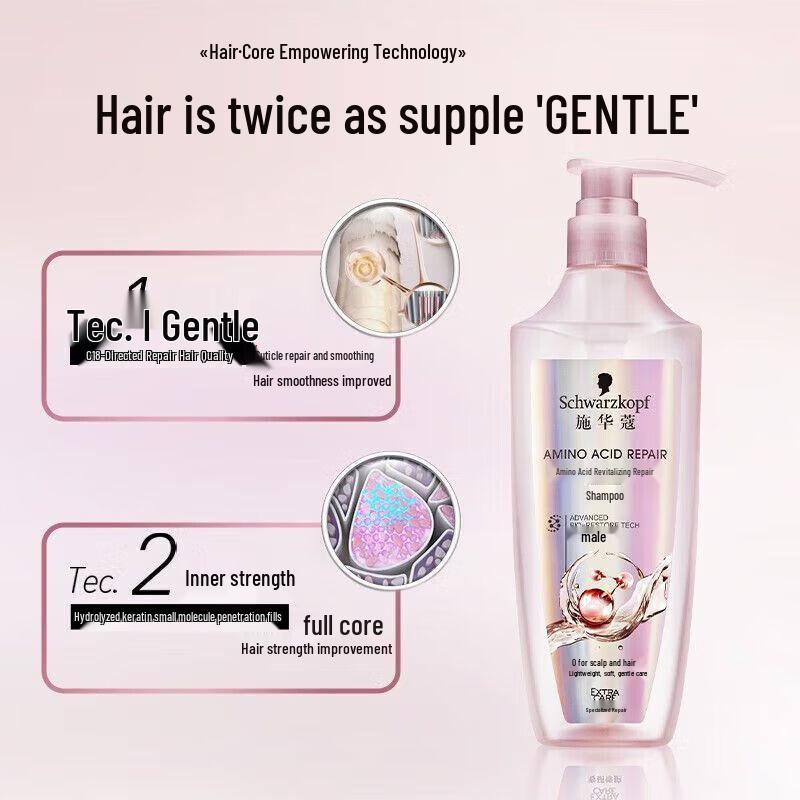 Schwarzkopf Amino Acid & Black Tea Shampoo Twin Pack