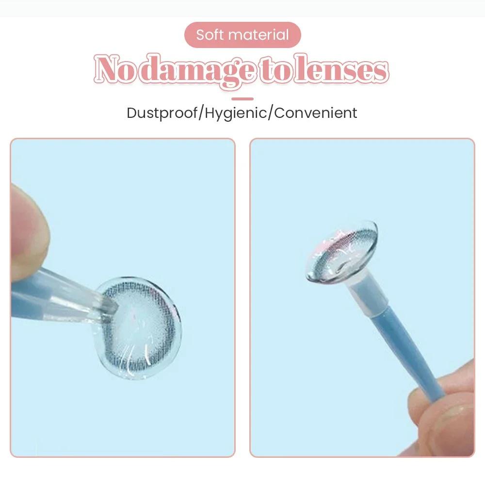 Portable Newbie Eyelid Lifting And Wearing Tool, Contact Lens Assistant With Contact Lenses, Opening And Wearing Tool