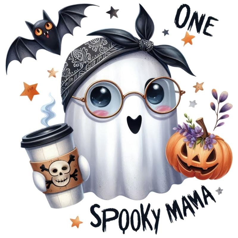 Halloween Ghosty Pumpkin Toilet Cover Stickers Waterproof Pumpkin Ghosty Toilet Lid Decals Halloween Bathroom Decors