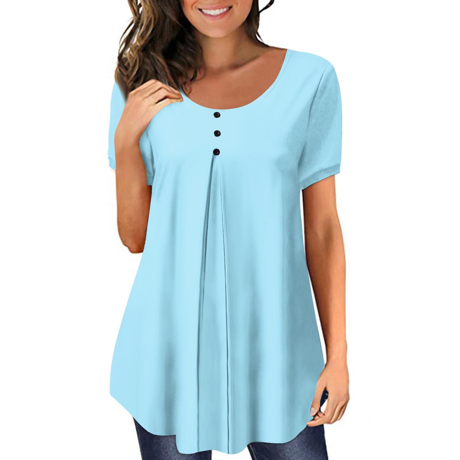 

Женский летний пуловер больших размеров с принтом, свободная футболка с круглым вырезом и короткими рукавами XXXXL