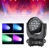 Bruce & Shark Moving Head Stage Light, 19x15W RGBW 4-in-1 LED, with Japanese Instruction Manual, DJ Disco Light, Discord, High Brightness LED Stage Li