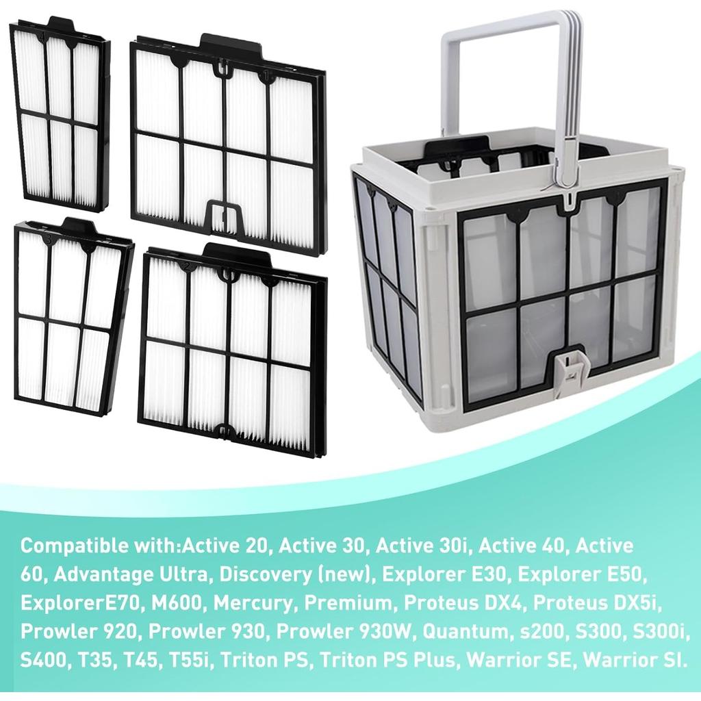 Ultra-Fine Filter Panels Compatible with Dolphin Robotic Pool Cleaners,Replace Part#9991467-R4,Pleated Cartridge Filter Replacement for Dolphin S200