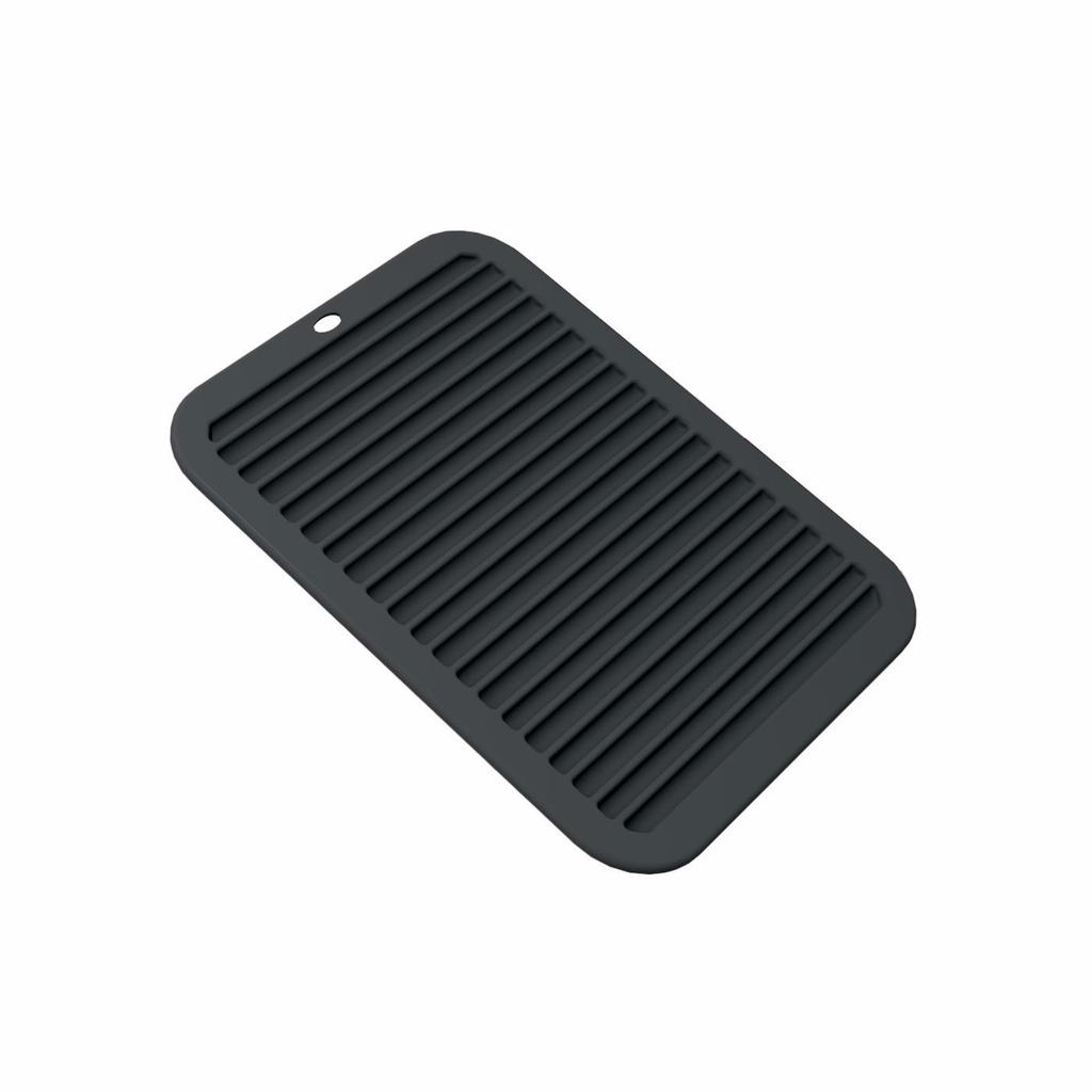 Silicone Wavy Insulated Pot Holder & Coaster - Anti-scald Square Placemat for Kitchen & Dining Table