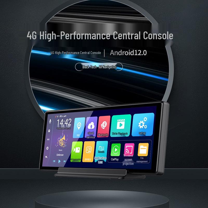 

Android 13.0 Dashcam with HD Night Vision, Wireless CarPlay, Android Auto, Screen Mirroring, and Bluetooth Central Console 10.26 inch