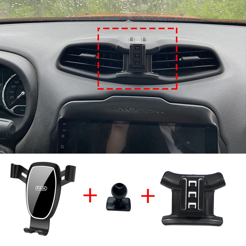 Auto-Handyhalter für JEEP Renegade 2016~2025 Navigationsständer Autozubehör GPS-Halterung