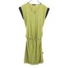No Sleeve V Neck One Piece S Green System Women Used