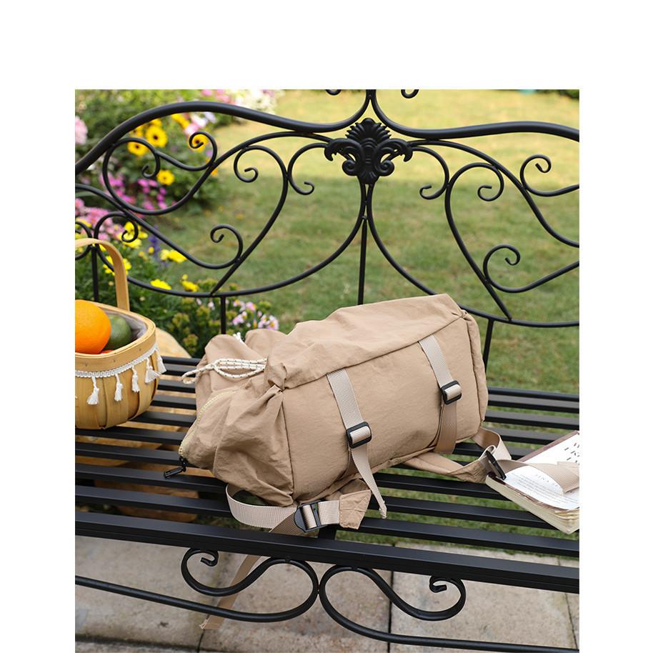 IELGY Корейская версия повседневного школьного рюкзака из холщовой ткани — фото 10