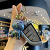 Colorful Cartoon Bear Keychain - Limited Edition Gift for Students and Backpacks