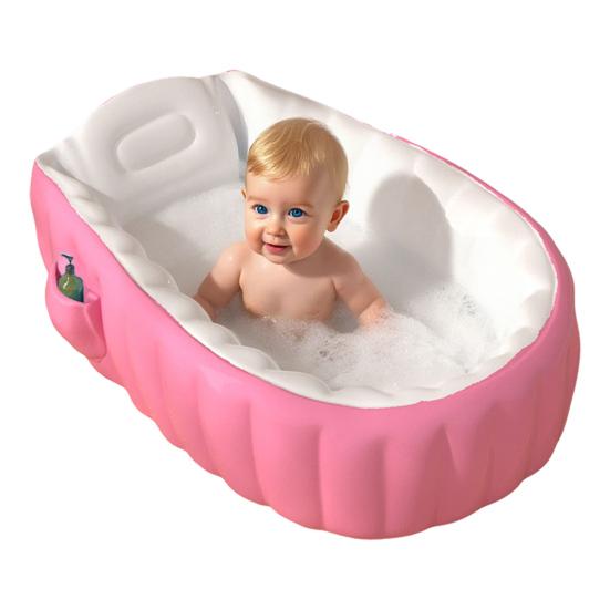 Girls Inflatable Bathtub Easy Storage Baby Shower Tub Kids Inflatable Beach Camping Bathtub Multi-functional Pool
