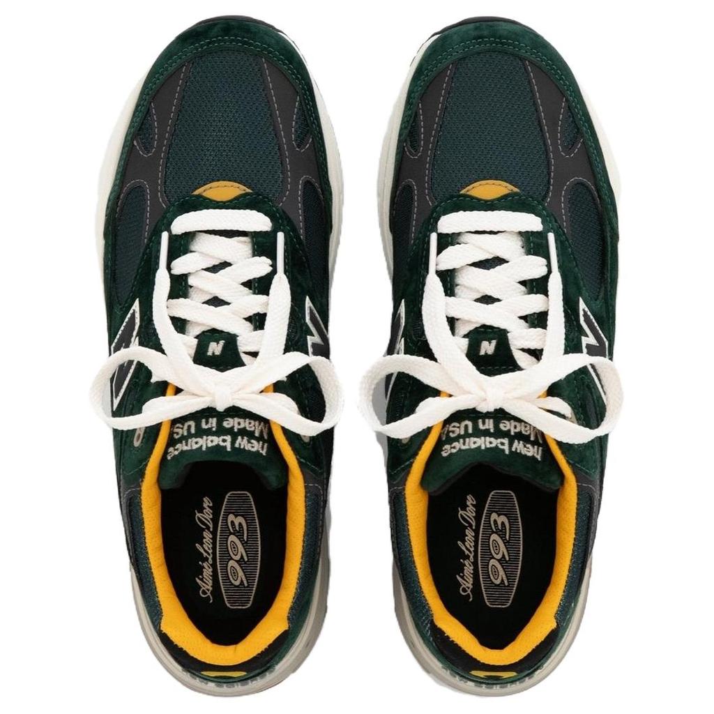 Aimé Leon Dore x New Balance 993 Made in USA Pine Grove Unisex Sneakers Green U993ALD
