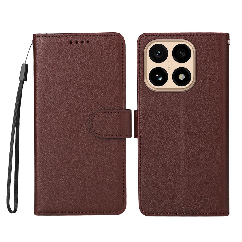 For Xiaomi 15T Case RFID Blocking 3 Card Slots PU Leather Phone Cover with Wrist Strap