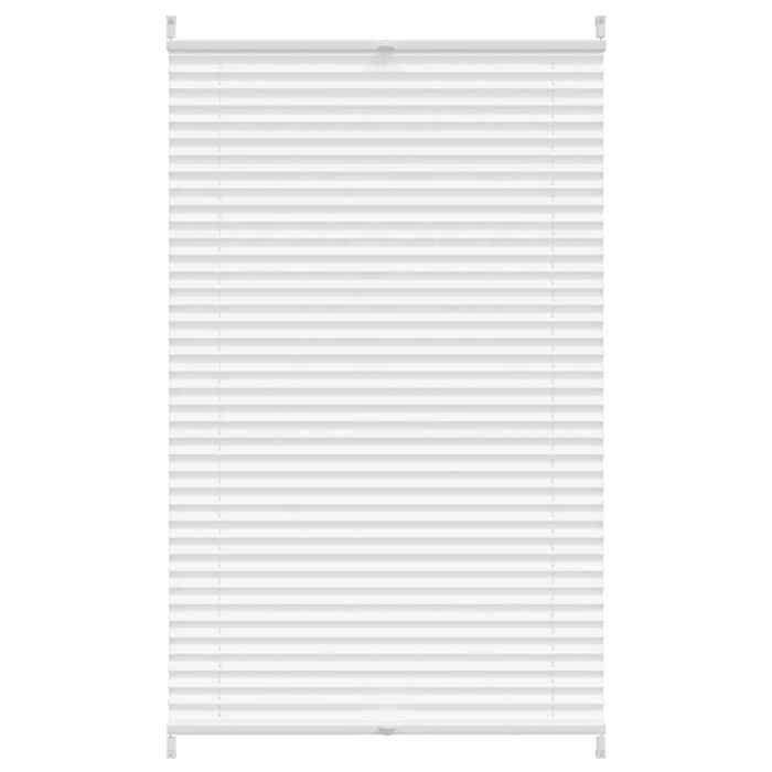 VidaXL Store Plissé Blanc 70x125cm Fenêtre Occultant Tamisant Store Enrouleur 240598