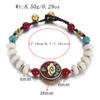 Ethnic Nature Stone Nepal Copper Beads Bracelet Women Men Vintage Tibetan Buddhist Mantra Hand Prayer Wheel Bracelets Zircon