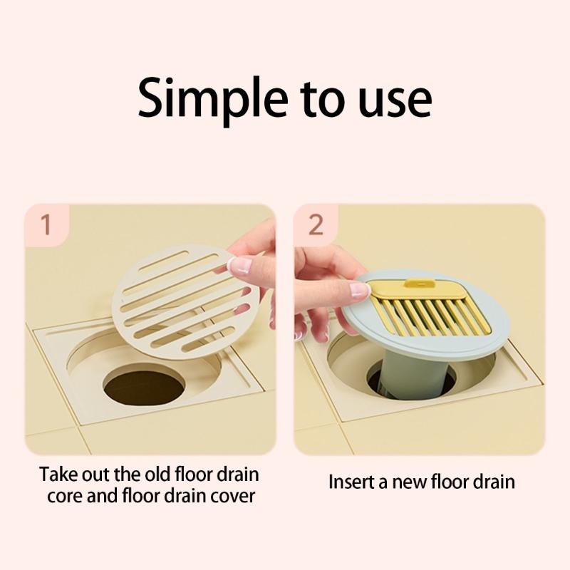 ABS Component Not Insect Drains Filter Insert Drains Hair Catcher for Bathroom Sink Hair Clog Prevention & Odor Control