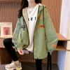 Coat for Women Cotton Autumn Winter Thickened Casual Oversize Windbreaker Hooded Jacket