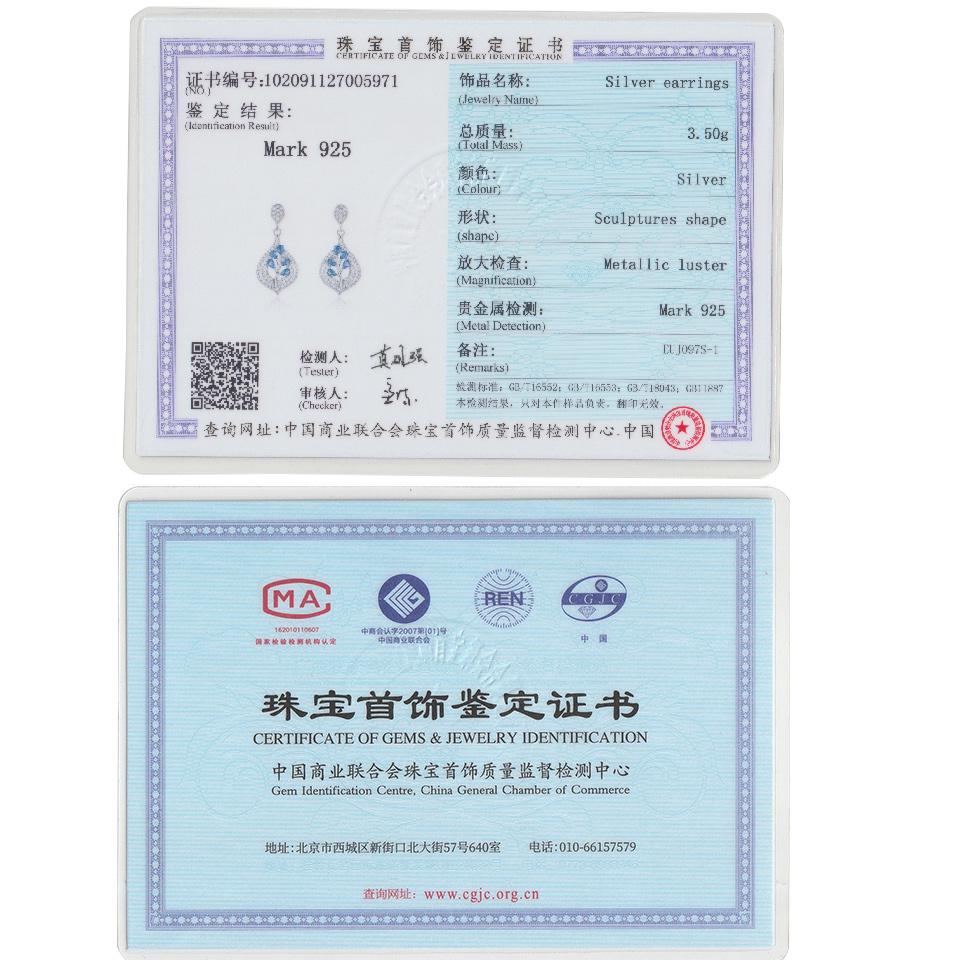 Umcho Clip-Ohrringe für Damen Smaragd Edelstein Jubiläum Geburtstag Valentinstag Schmuckgeschenke