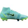 Nike Mercurial Superfly 8 Elite FG Dynamic Türkis Lime Glow Unisex-Sneaker Blau CV0958-403