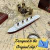 Realistic Split In Half Titanic Bath Toy and Pool Toy, Titanic Topper, Historically Accurate Breakable Titanic Boat