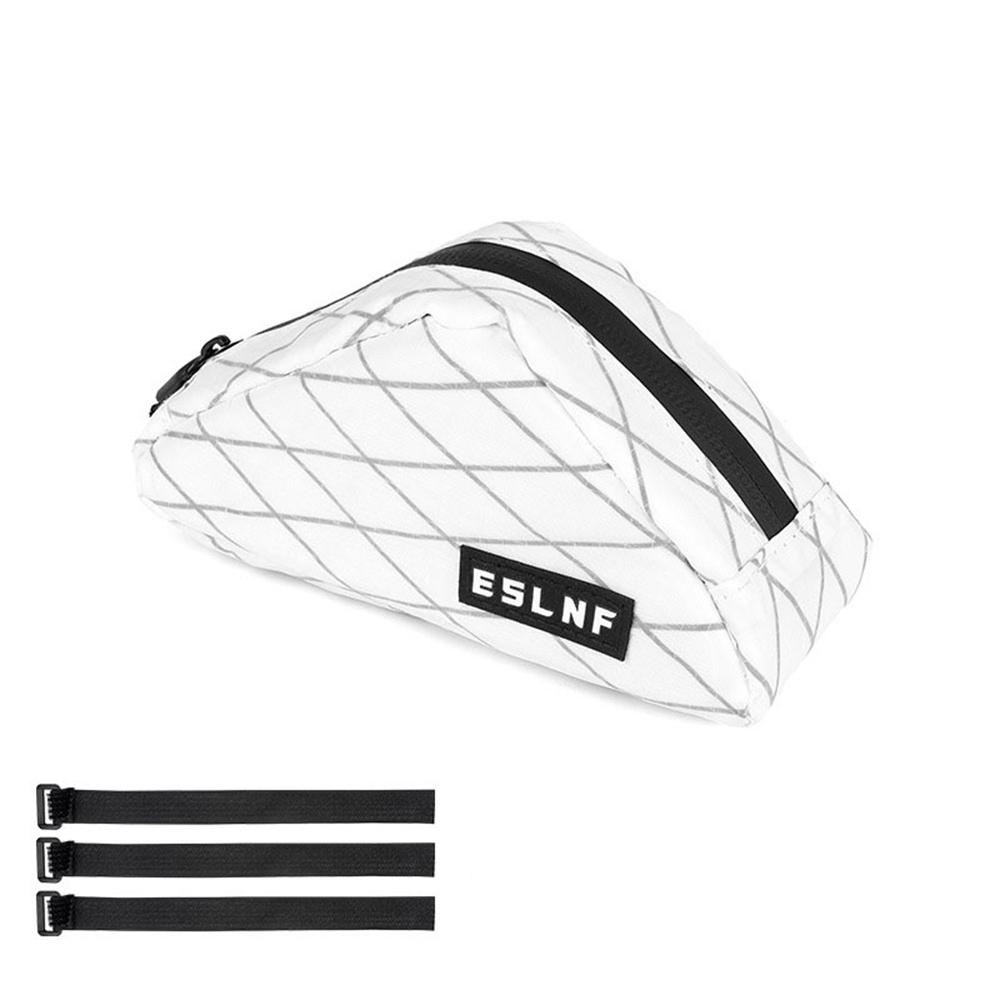 ESLNF Bicycle Mini Triangle Saddle Bag Mountain Road Bike Nylon Polyester Top Tube Storage Pack A