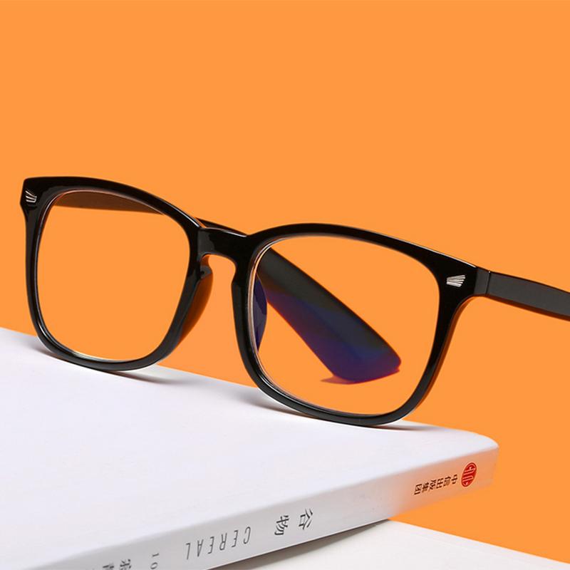 Square Reading Eye Glasses +100 +150 +200 Women Men Myopia Eyeglasses -0.75 -1.0 -1.5 -2.0 Transparent Black Pink Blue