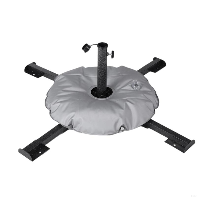 Large Outdoor Patios Umbrellas with Heavy Type Steel Crosses Base Regulable Tilts For Garden Beach Camping HX6C чёрный