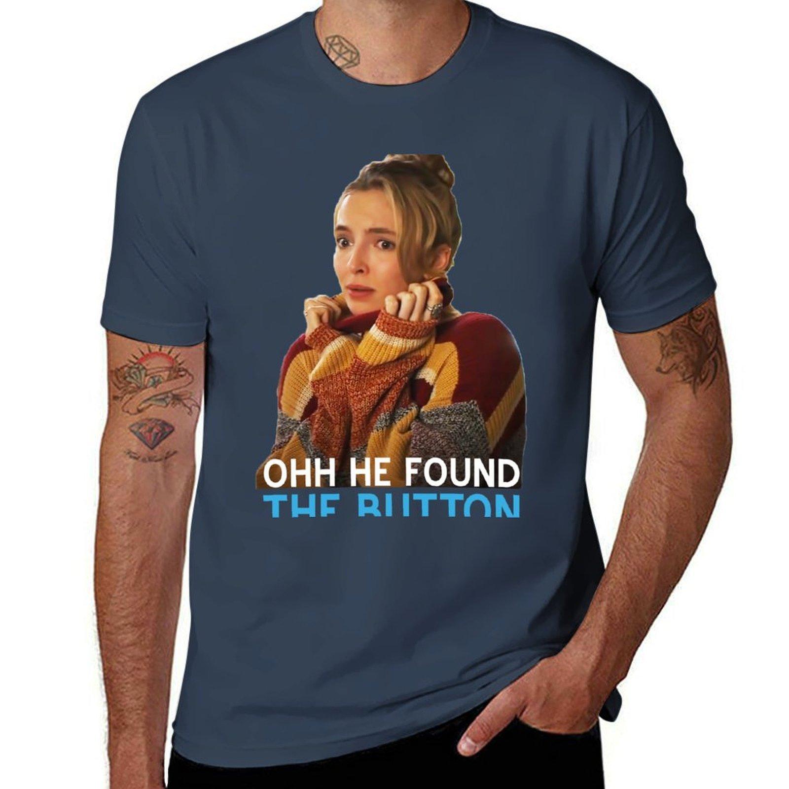 guy the button oh free found comer jodie he TShirt Plus Size Gym Sports TShirt S