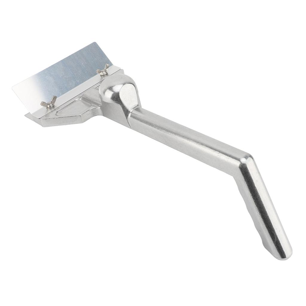 Hvy Duty Grill Scraper with 6 Inch Wide Stainless Steel Blades, Ergonomic Handle and , Idl for Grills, Food Trucks, Home Kitchens,