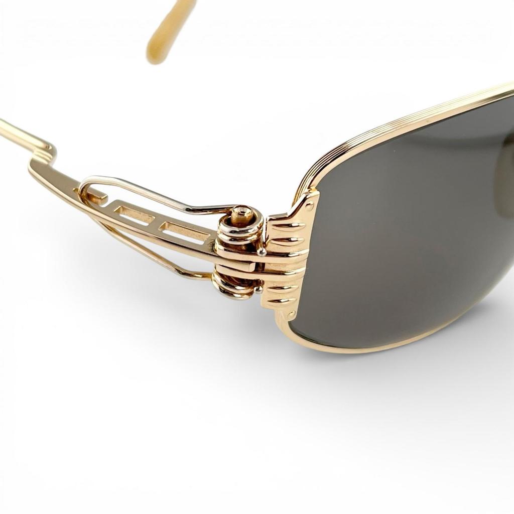 Great JEAN-PAUL GAULTIER sunglasses Spring temples gold Women 56-6103 Used