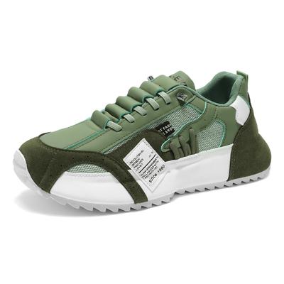 New Men's Shoes Large-sized Fashionable Thick-soled Sneakers Men's Casual Sports Shoes Breathable Mesh Loafers for Men Hombre