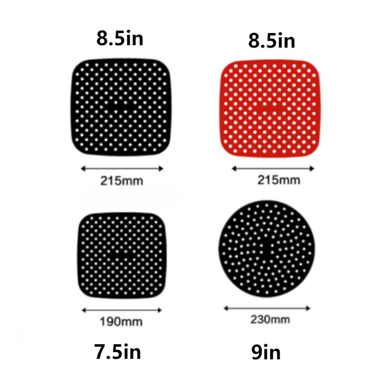 Silicone Air Fryer Mat Non Stick Baking Mat Pastry Tools Oil Mat Cake Grill Kitchen Accessories Pressure Cooker Cookware Set Pot