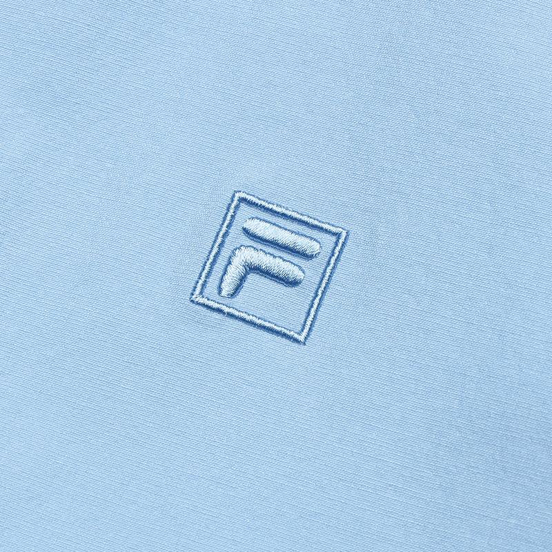 Fila White Fashion Versatile Comfortable Soft Woven Long Sleeve Shirt Women Shirts Ice-Blue F11W523408F-LB