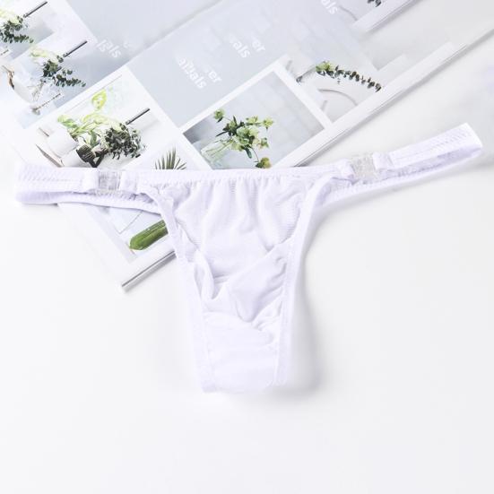 Men Underwear Sweat-absorbent Comfortable Non-Fading Summer Men G-strings Underpants for Male