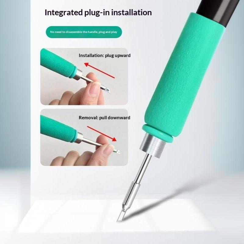 C210 C245 Soldering Iron Tip Universal T245 Handle Suitable for Soldering Station Mobile Phone Motherboard Repair Professional Tools