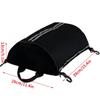 Kayak Deck Bag with Swivel Snap Hook Oxford Cloth Kayak Dry Bag for Kayak, Black