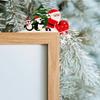 Christmas Santa Claus Door Frame Hanging Ornament Gift Reindeer Window Decoration Festive Atmosphere Decor