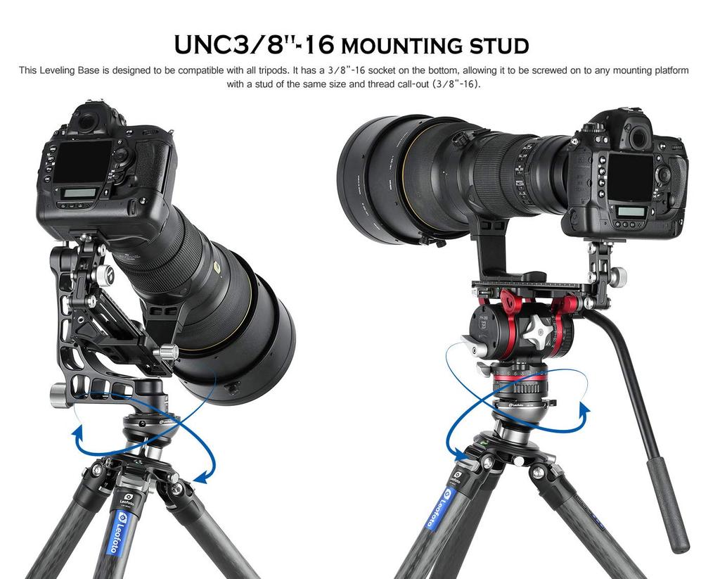 Leofoto Nivellierbasis LB-75S Importiert aus Japan/Offiziell