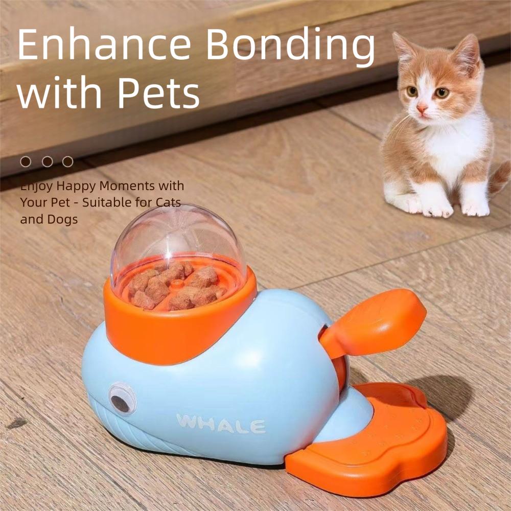 Blue PInk Interactive Dog Toy Plastic Slow Feeder Funny Puzzle Dog Toy  for Training