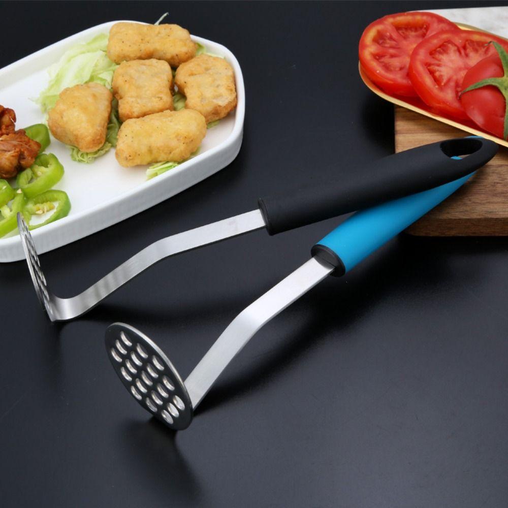 

Creative Potato Masher Silicone Handle Mud Press Masher New Puree Juice Maker