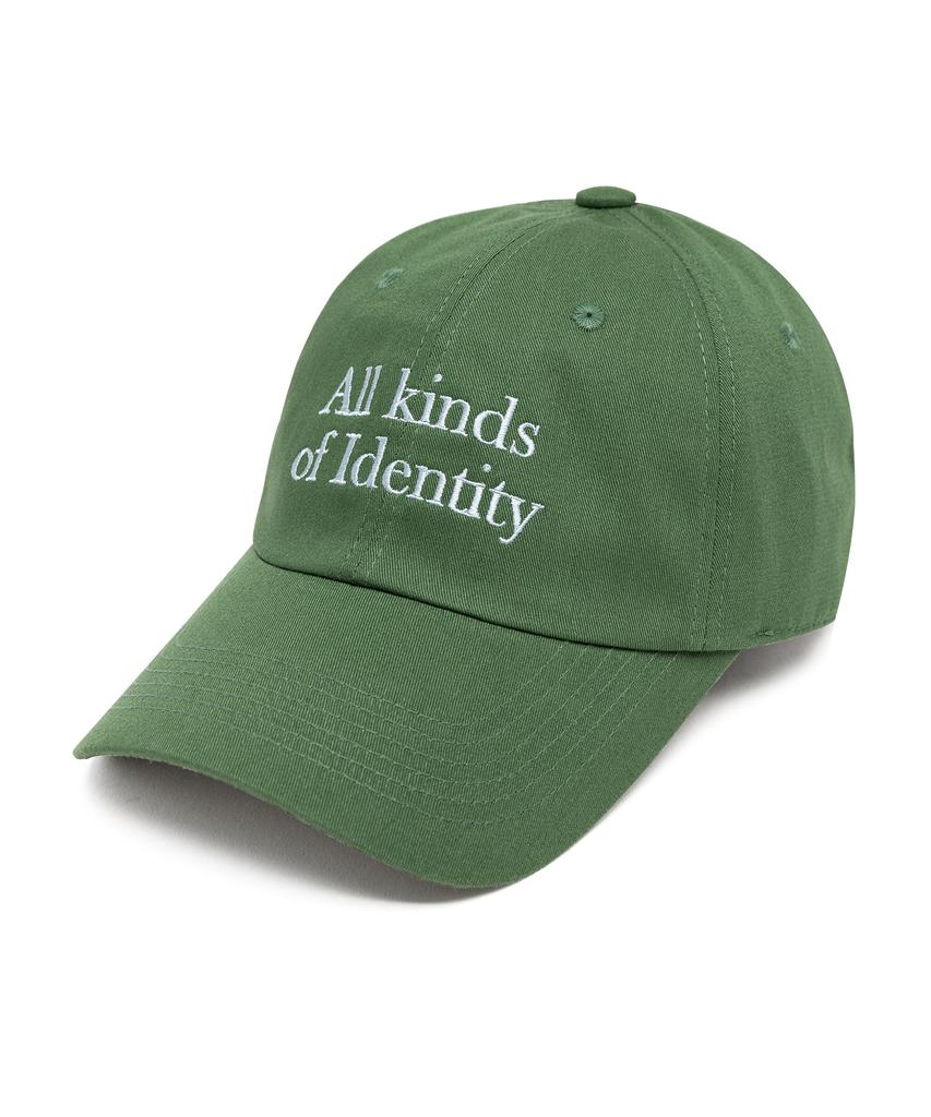 AKIII CLASSIC Vintage Color Lettering Ball Cap Green