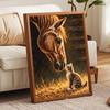 Horse and Cat Pearl Painting Kit with Frame Sparkling Bead Canvas Romantic Handmade Wall Decor for Animal Lover Gift for Women
