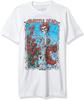 Bertha Broken Wheel Grateful Dead Shirt - Liquid Blue 2-Sided T-shirt - NEW