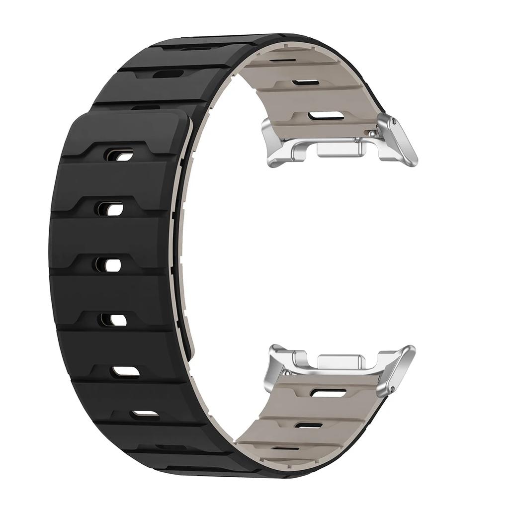 Silicone Magnetic Strap for Samsung 8 40mm 44mm classic 46mm Sport Watchband Bracelet for Samsung Ultra 1 2 Smart Watch Band