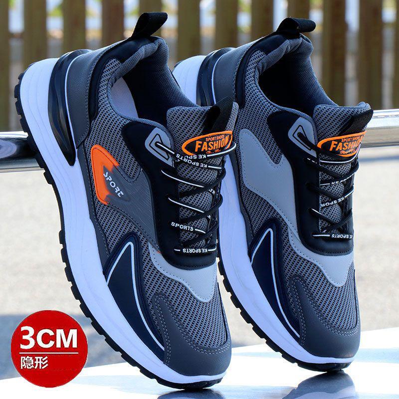 

Кожаная мужская обувь на весну Новая Толстоподошвенная Легкая Модная обувь Простая и Модная Подростковая Спортивная обувь 44