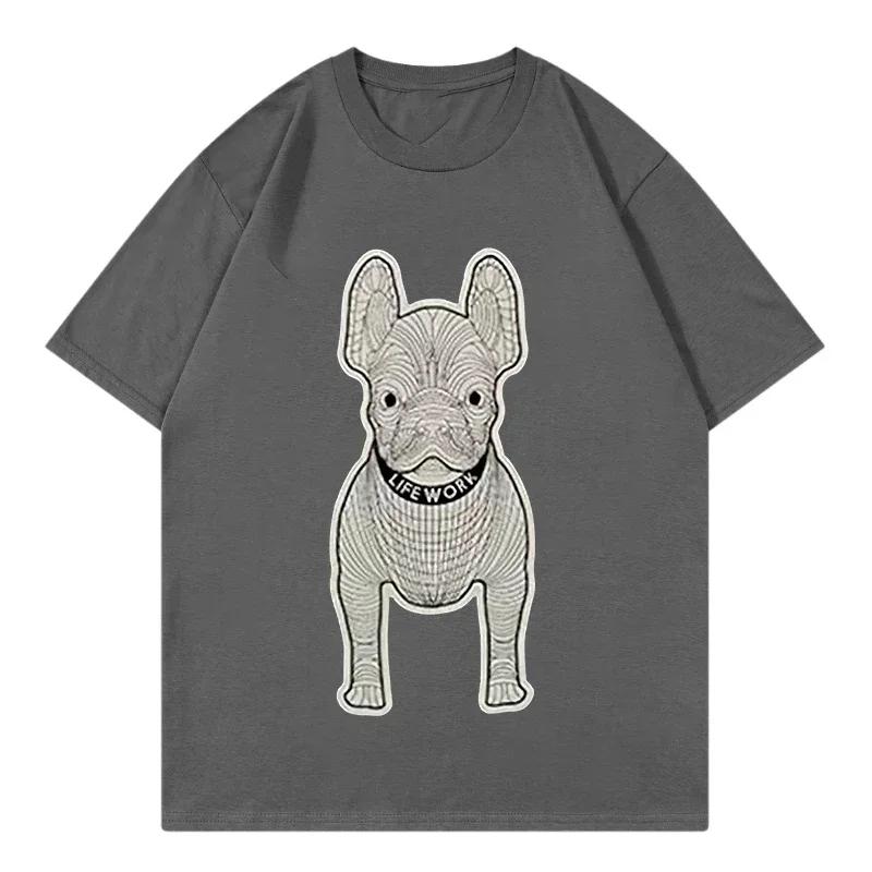 2025 New Hot Korea 2024 Summer New Trendy Brand Letter Logo Printing Round Neck Men's and Women's Same Casual Versatile T-shirt