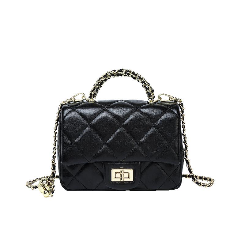 New Fashion Diamond Chain Women's Crossbody Bag Fashionable Versatile Autumn and Winter Chain Bag Shoulder Bag