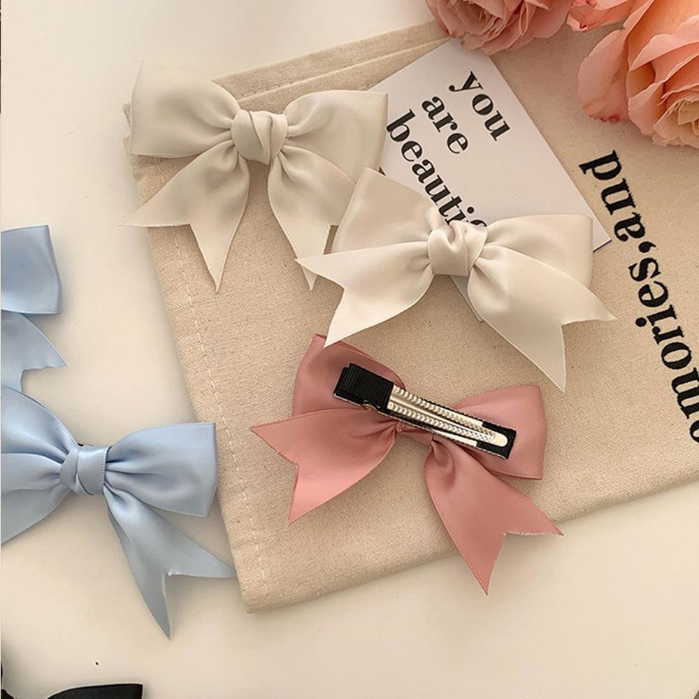 2PCS Satin Bow Hair Clip