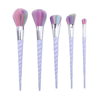 5 uds. Set de Brochas de Maquillaje Espirales de Unicornios de Moda Herramientas de Belleza