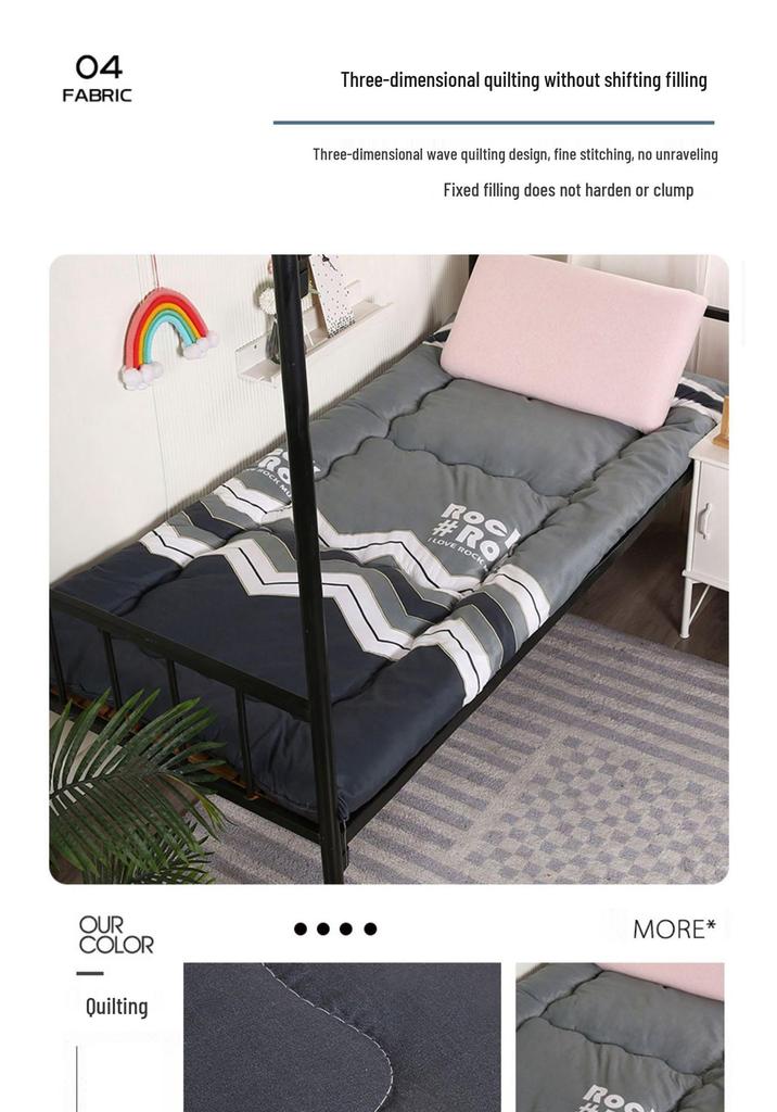 Thickened Soft Mattress Pad for College Dorm Bunk Beds (90cm/1m/1.2m)